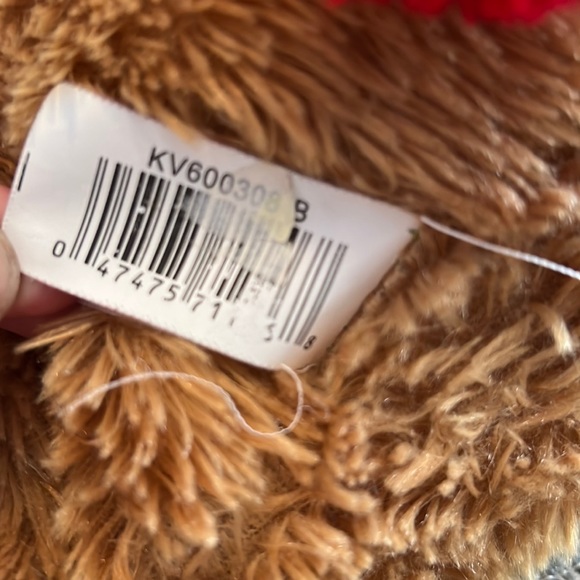 Dan Dee Brown Floppy Puppy Dog Plush Red Ears Nose - Picture 8 of 8